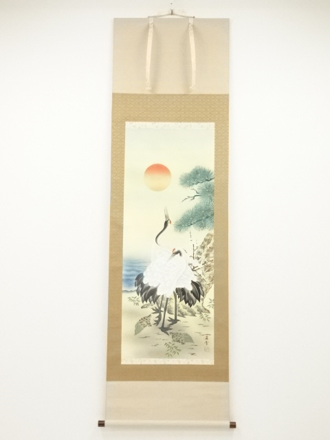 掛け軸 圭堂 松竹梅双駒 絹本 希少 軸装 茶道具 掛軸 美品 です。 道具 ] - 道具 松尾真雪筆 松竹梅鶴亀 肉筆絹本掛軸（共箱）への質問